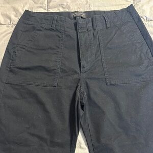 Banana Republic Women's Black Girlfriend Chino Pants